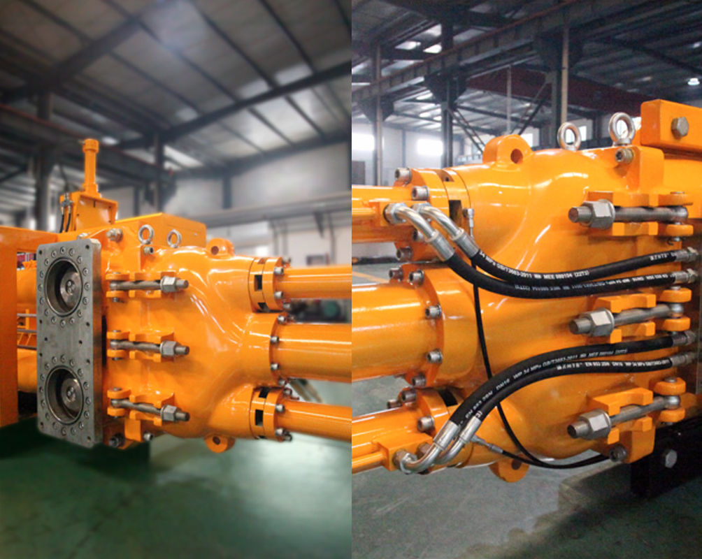 Pompe liquide du transport 10m3/H hydraulique, type pompe de plongeur de deux cylindres