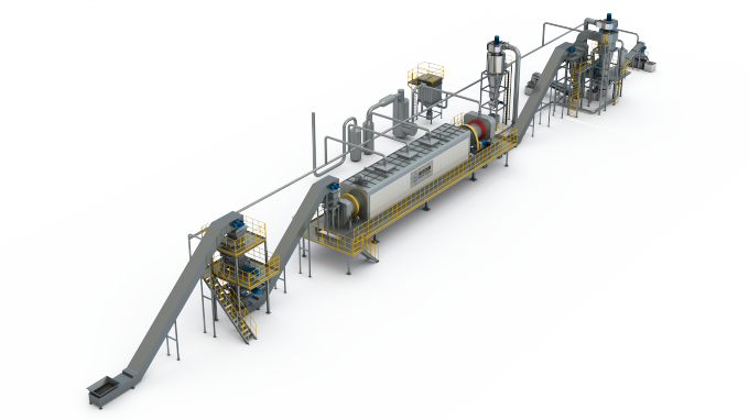 Système de réutilisation de rebut de batterie au lithium pour la récupération de ressource