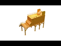 Réservoir de stockage de boues cuboïdes à 1 sortie